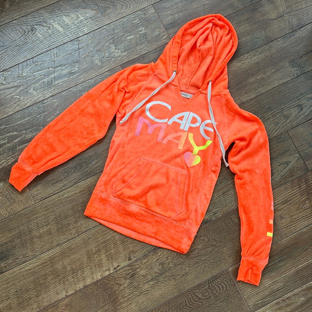 Cape May Orange Hoodie, size Small